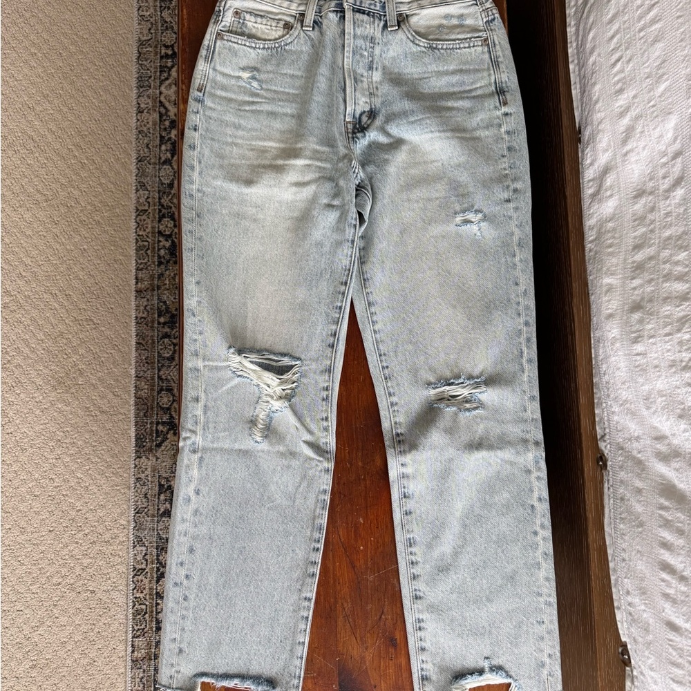 Charlie High Rise Straight in Hysteria Distressed PISTOLA